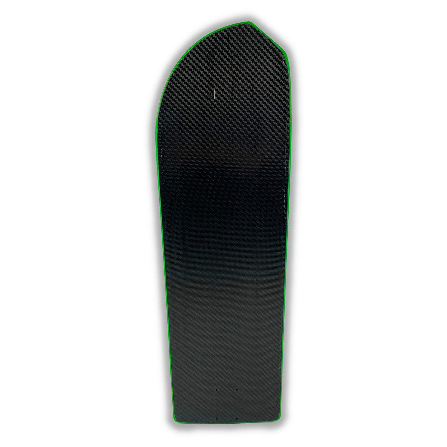 Daina Monster (Regular) - Black Carbon Bottom - Black Top - Green Urethane Rail
