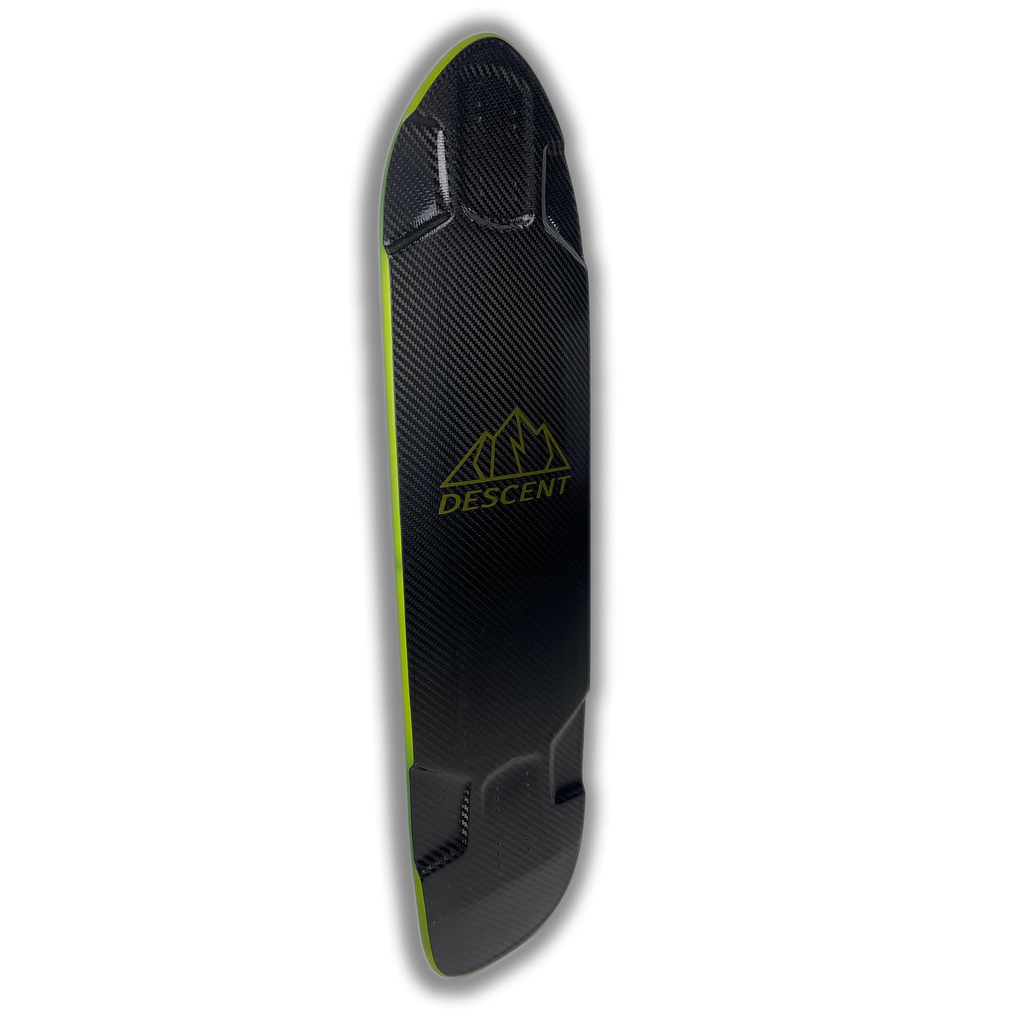 Katana - Black Carbon Bottom - Black Top - Yellow Urethane Rail